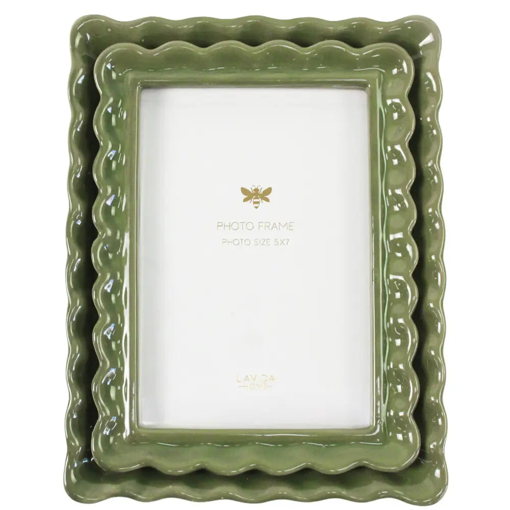 Double Scallop Photo Frame 5x7