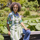 Moss Stripe Apron