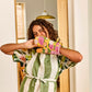 Moss Stripe Apron