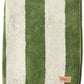 Moss Stripe Terry Bath Sheet / Beach Towel