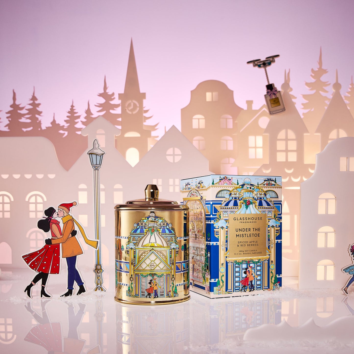 Under The  Mistletoe 380g Candle