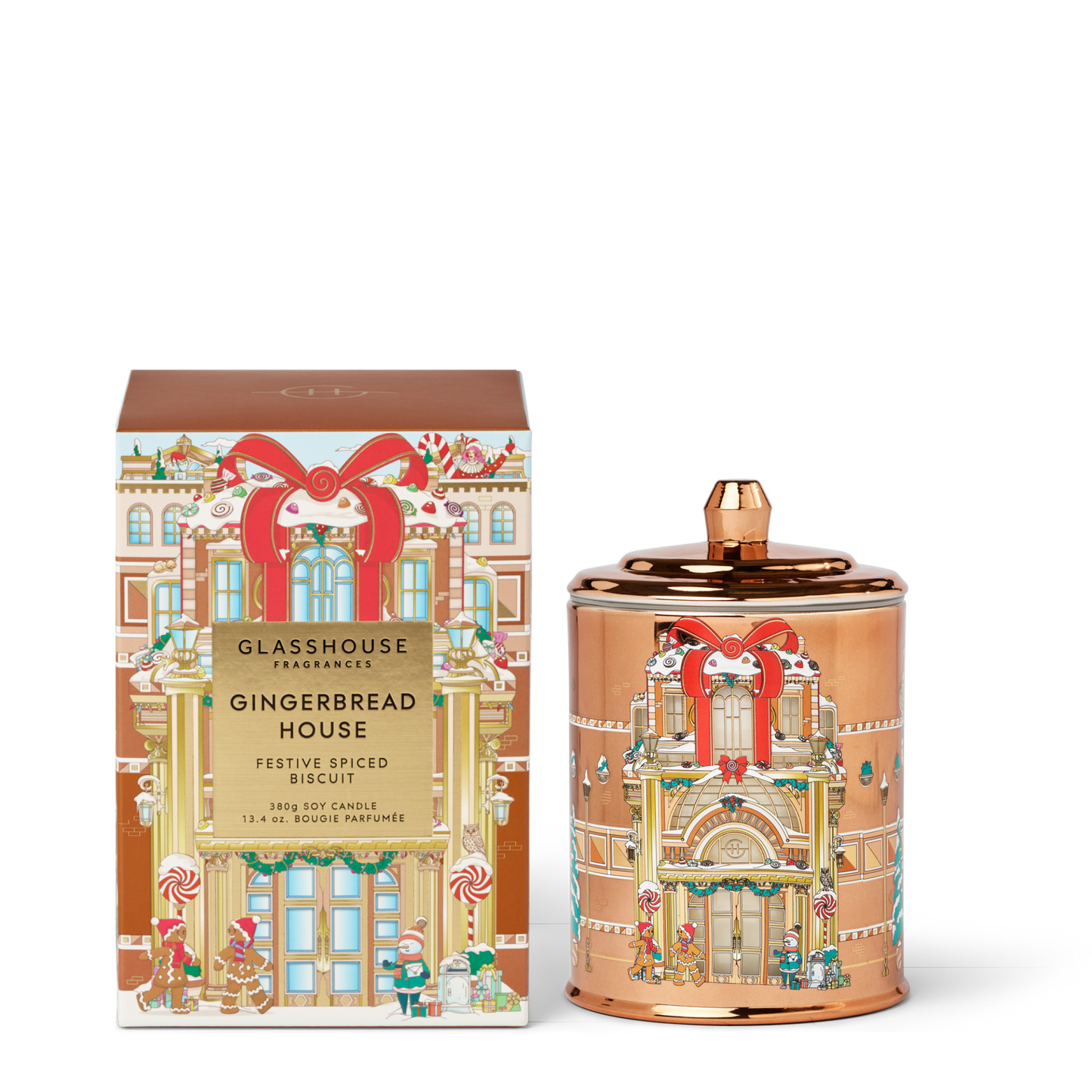 Gingerbread House 380g Candle