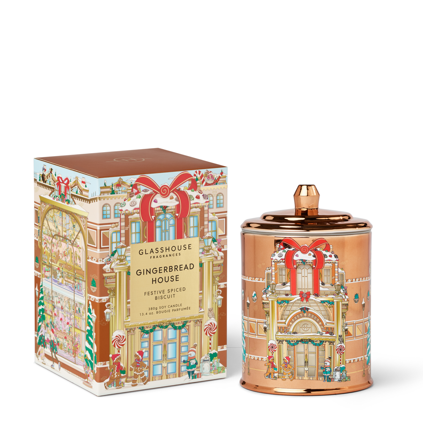 Gingerbread House 380g Candle
