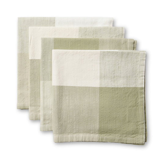 Heidi Check Green Napkin Set/4