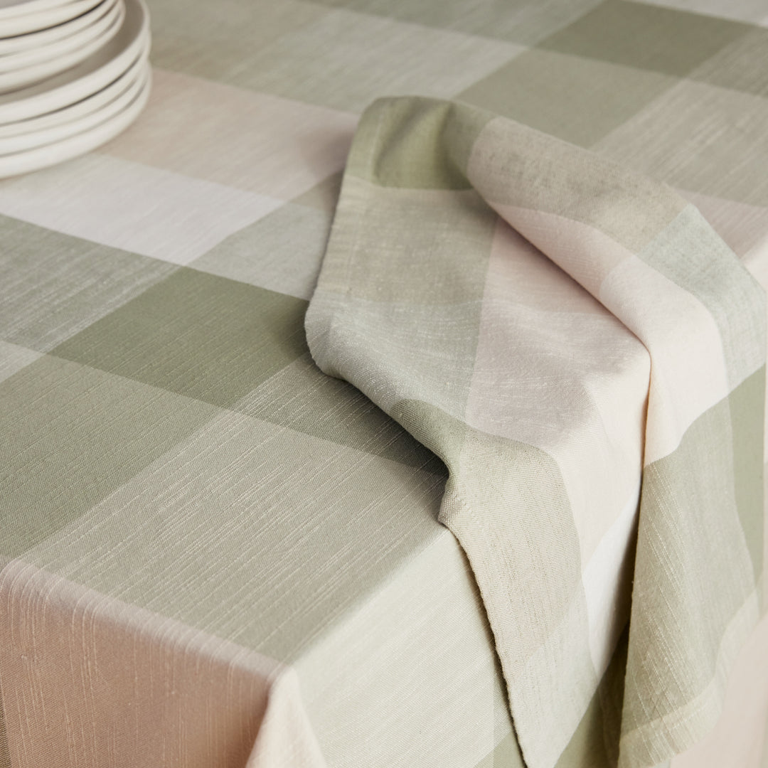 Heidi Check Green Napkin Set/4