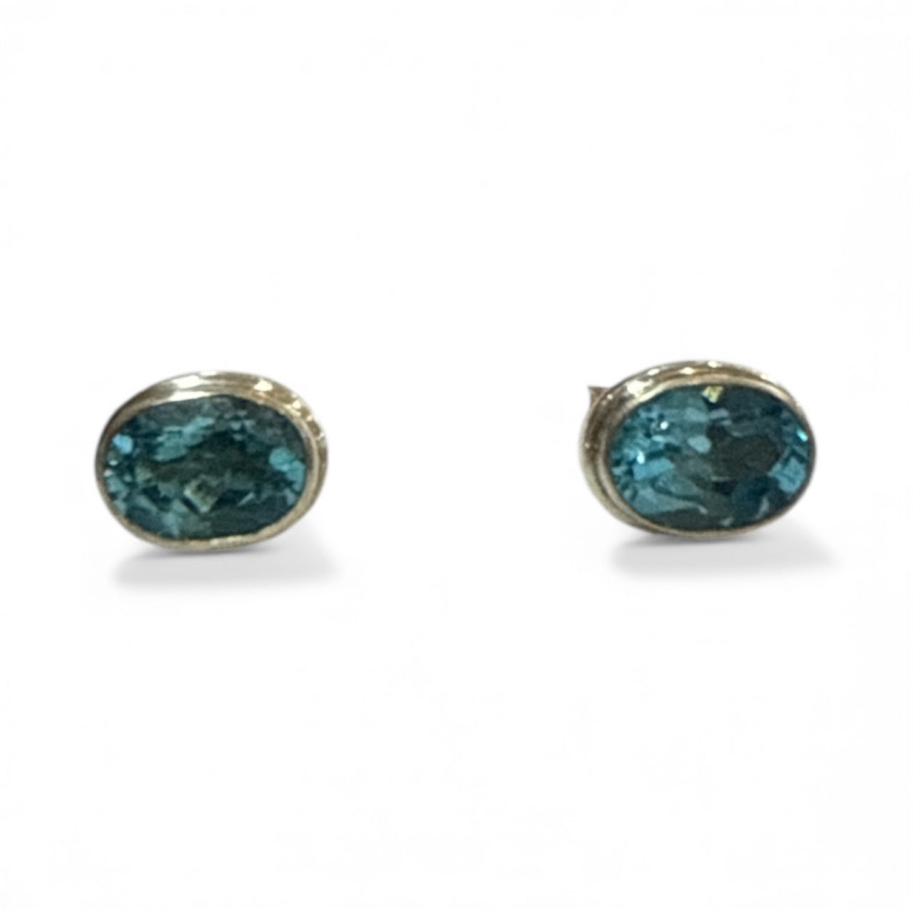 Blue Topaz Studs