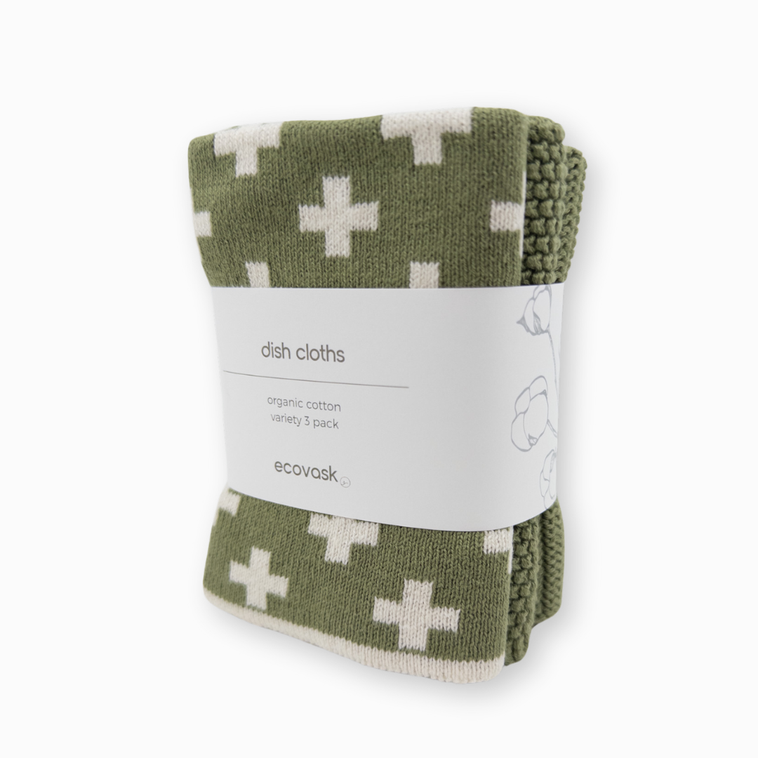 Dishcloth Variety 3pk - Pistachio
