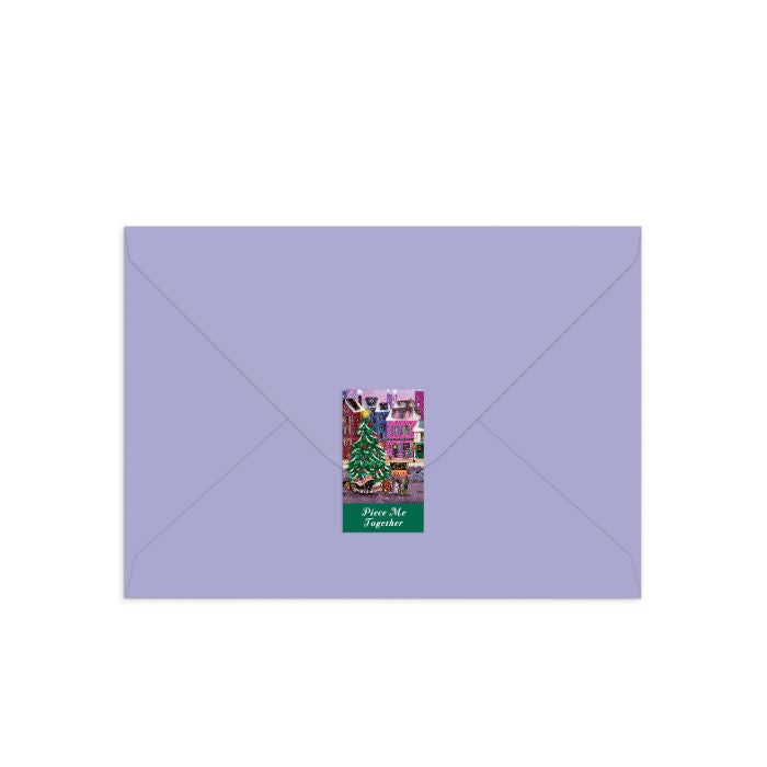 Joy Laforme Christmas Square Greeting Card Puzzle