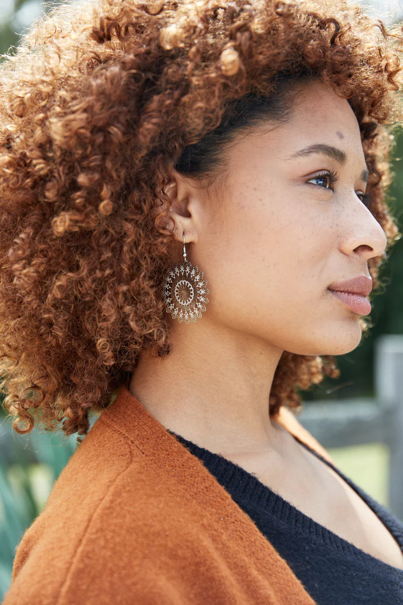 Irula Mandala Earrings - eb&ive