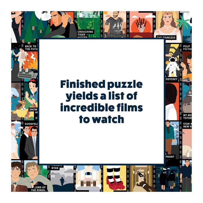 Bucket List Puzzle - 50 Must Watch Movies