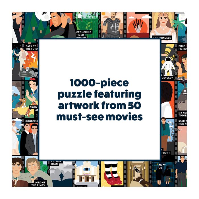 Bucket List Puzzle - 50 Must Watch Movies