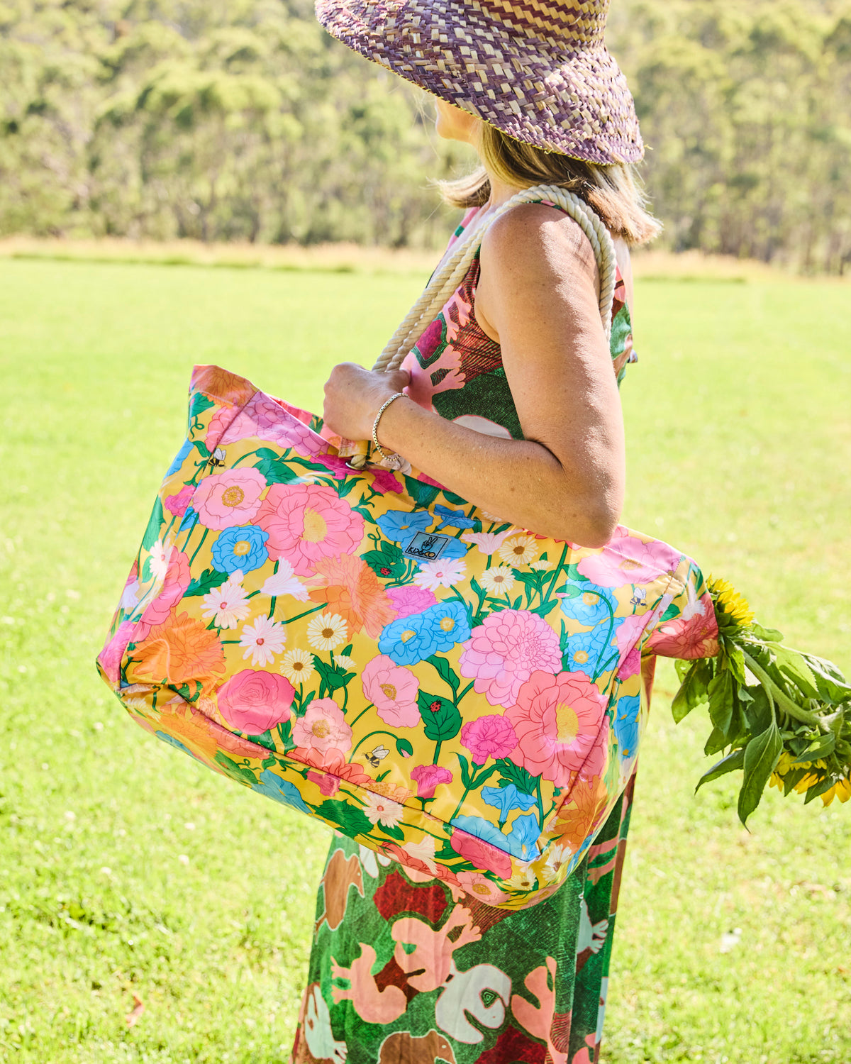 Follow The Sun Yellow Carry All