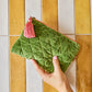 Moss Velvet Cosmetics Purse