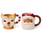 Rudolph & Santa Mug Set