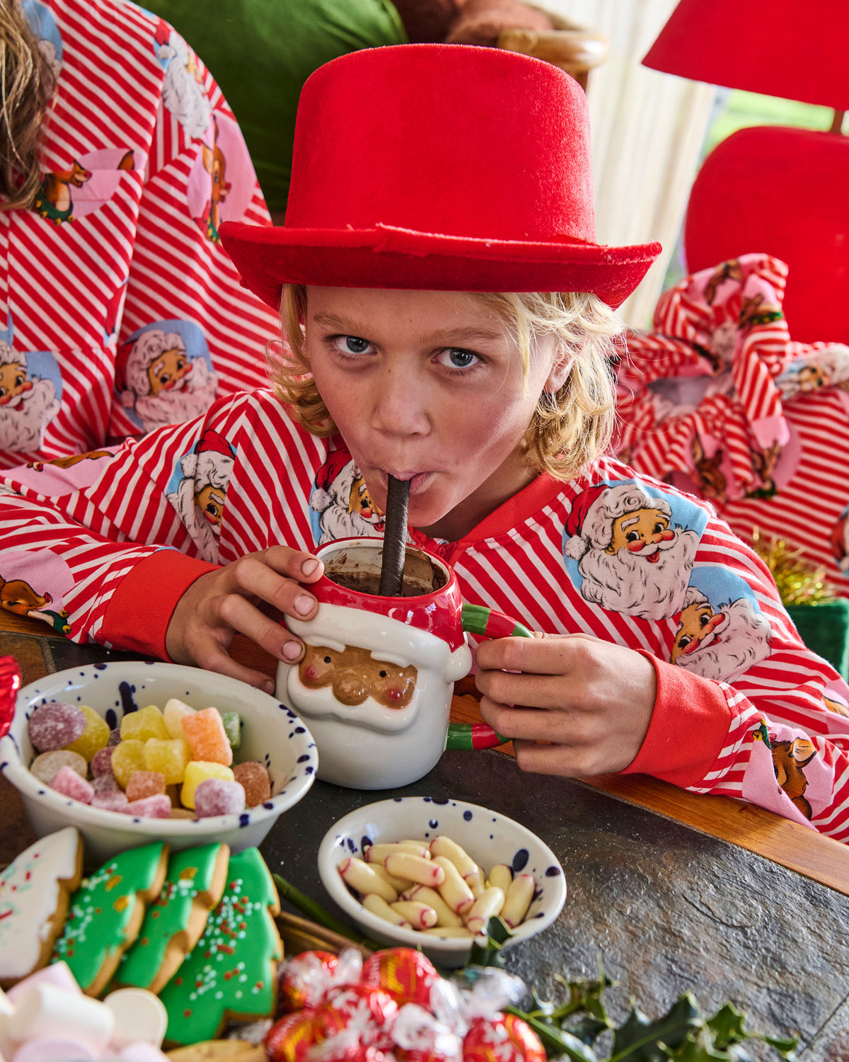 Rudolph & Santa Mug Set