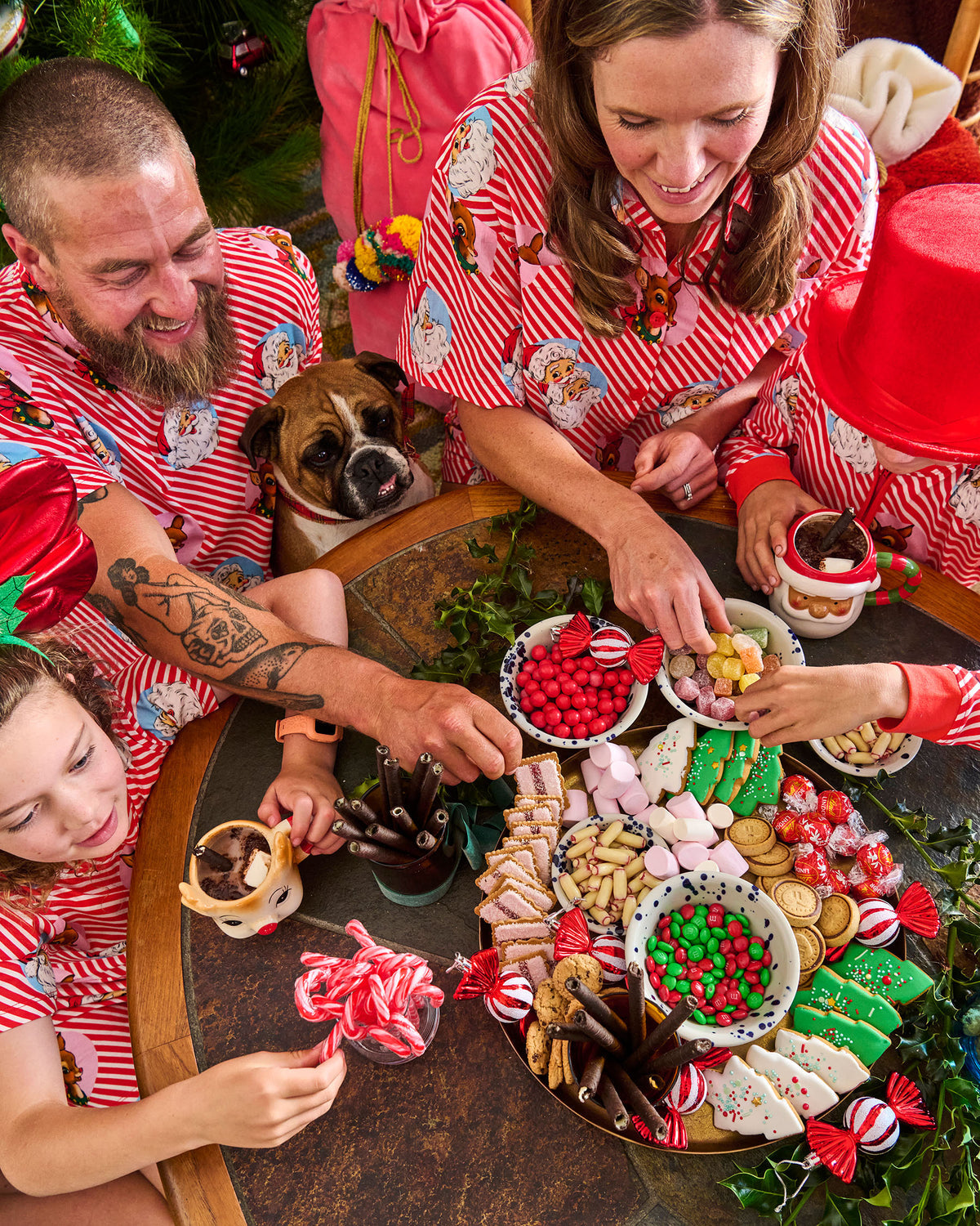 Rudolph & Santa Mug Set