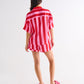 Santa Baby Adult Satin Short Sleeve Shirt & Short Pyjama Set