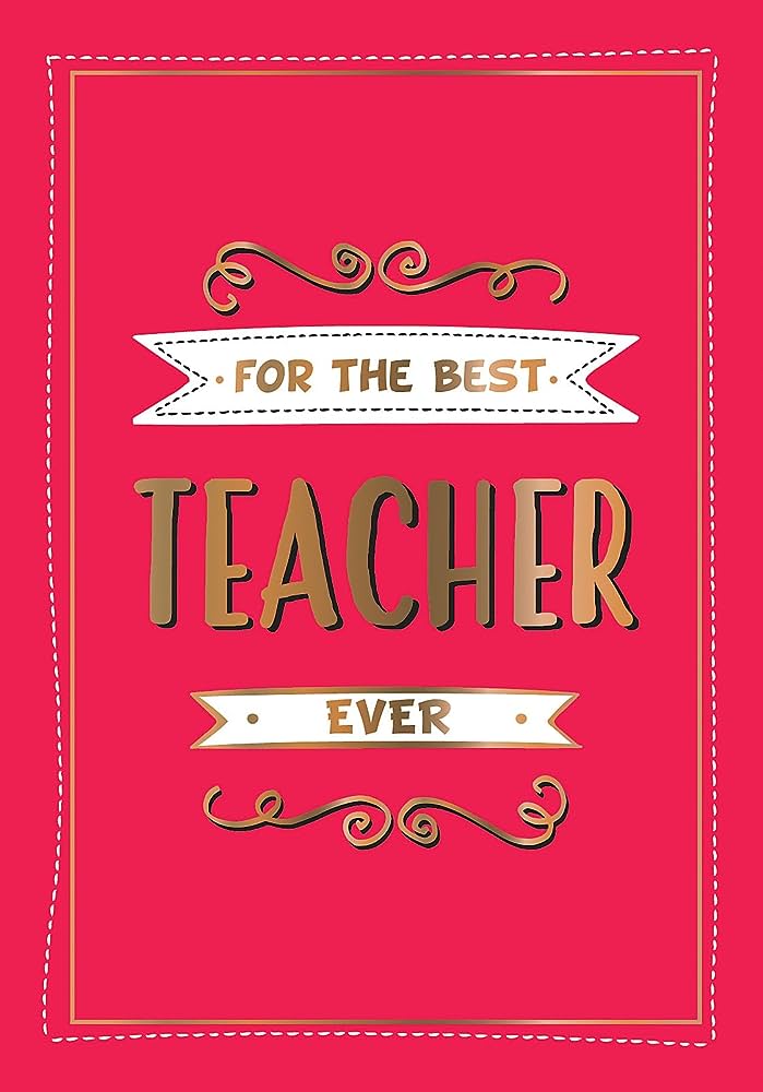 For The Best Teacher- Brumby