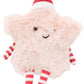 Fluffy Star Hanging Decoration Pink