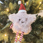 Fluffy Star Hanging Decoration Pink