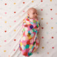 Confetti Pink Bamboo Swaddle - Kip&Co