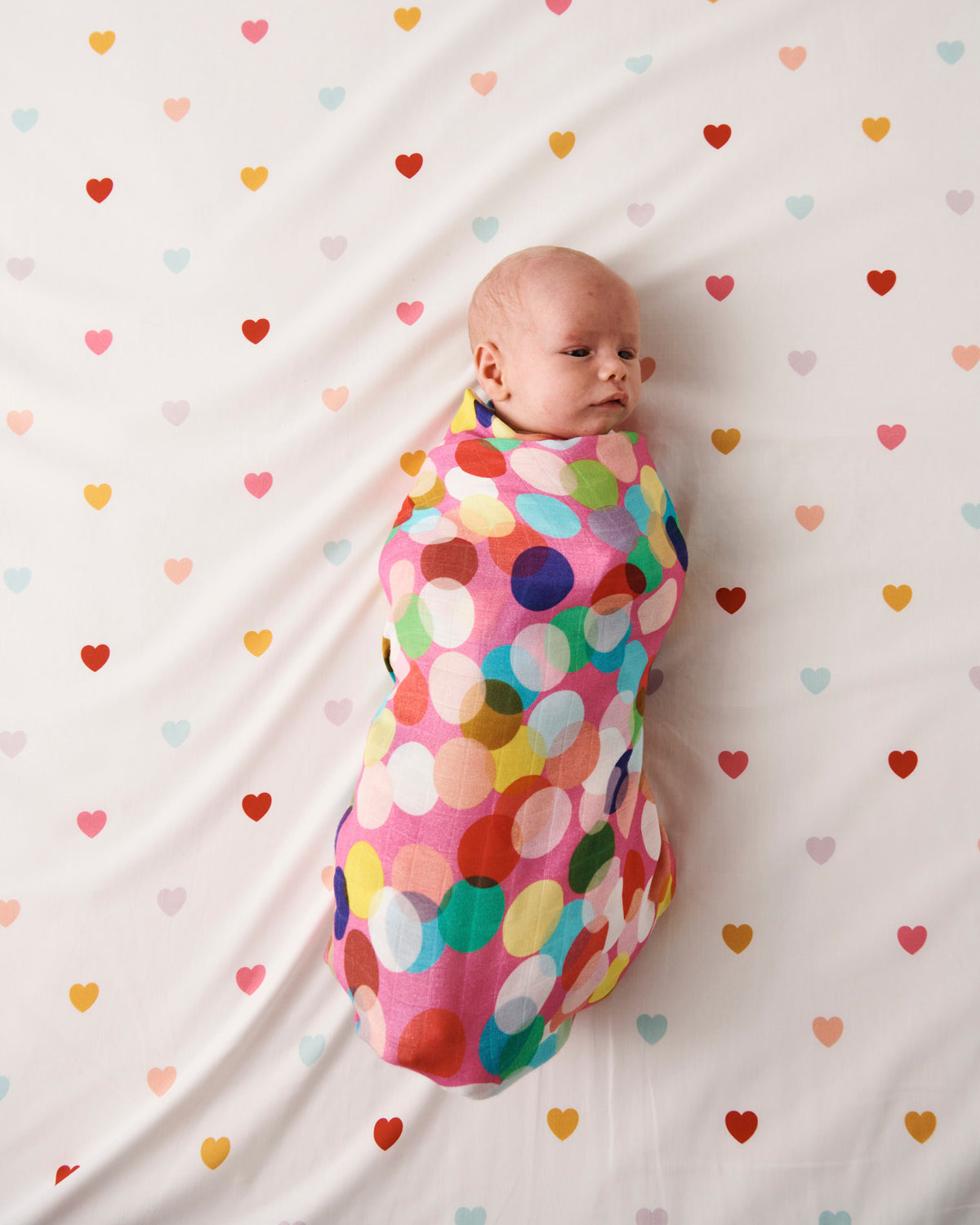 Confetti Pink Bamboo Swaddle - Kip&Co