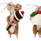 Mouse Feast Holding Lollipop & Pudding Hanging Decorations