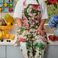 Rose Garden Line Apron - Kip&Co