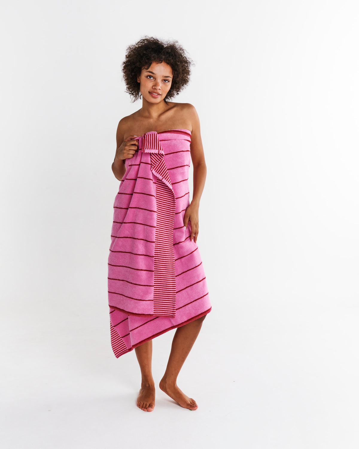 Iced Vovo Stripe Terry Bath Sheet/Beach Towel - Kip&Co