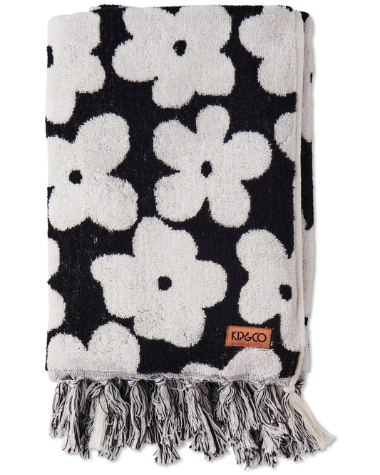 Flower Face Terry Bath Towel - Kip&Co