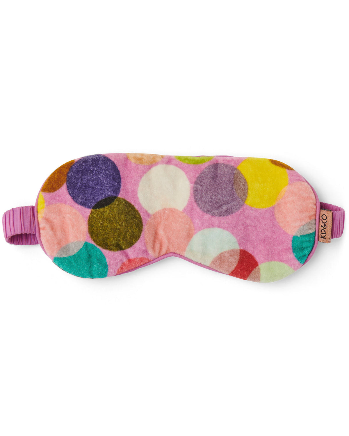 Confetti Pink Velvet Eye Mask - Kip&Co