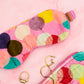 Confetti Pink Velvet Eye Mask - Kip&Co