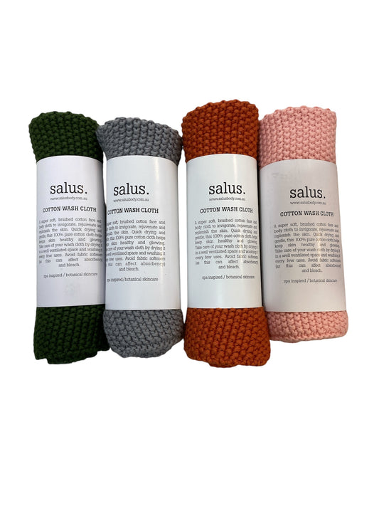 Cotton Wash Cloth - Salus