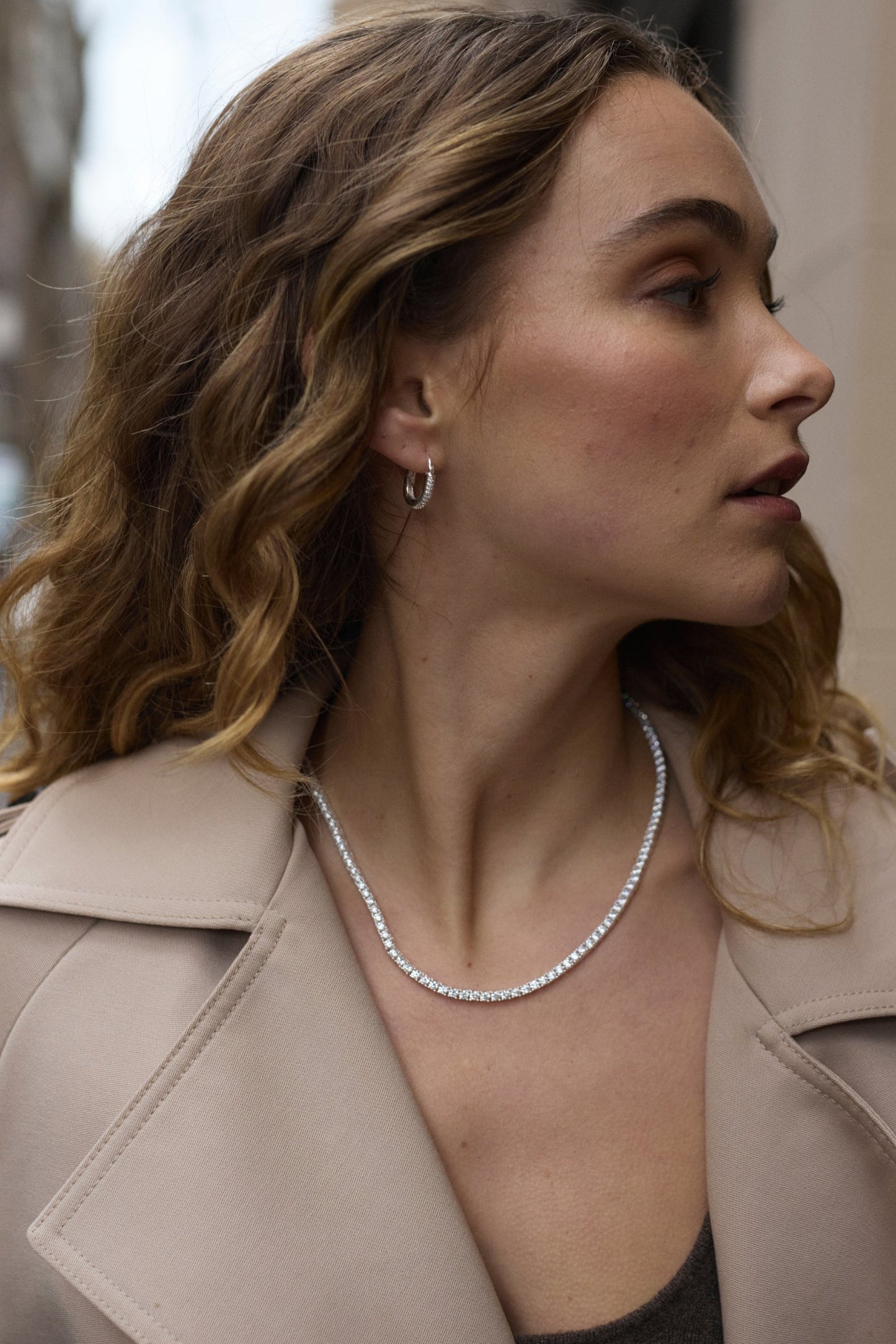 Dani Tennis Necklace