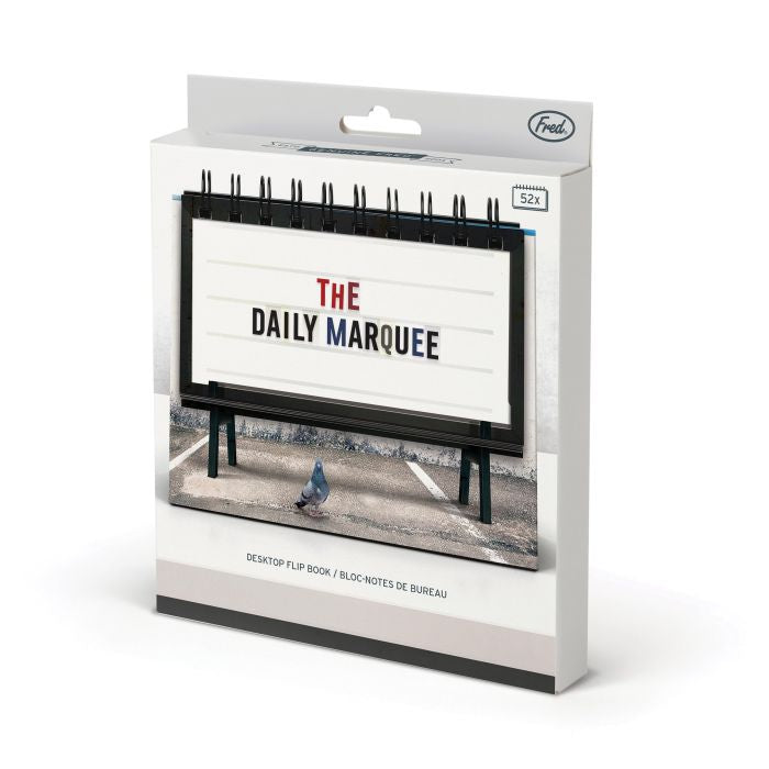 Daily Marquee Desk Flip Book