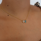 Skylar Necklace - Moonstone/Blue Topaz