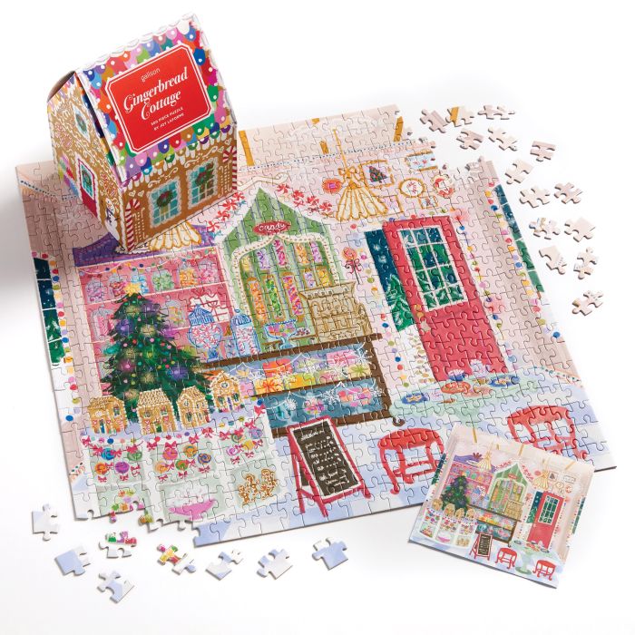 Gingerbread Cottage 500 Piece Jigsaw - Galison