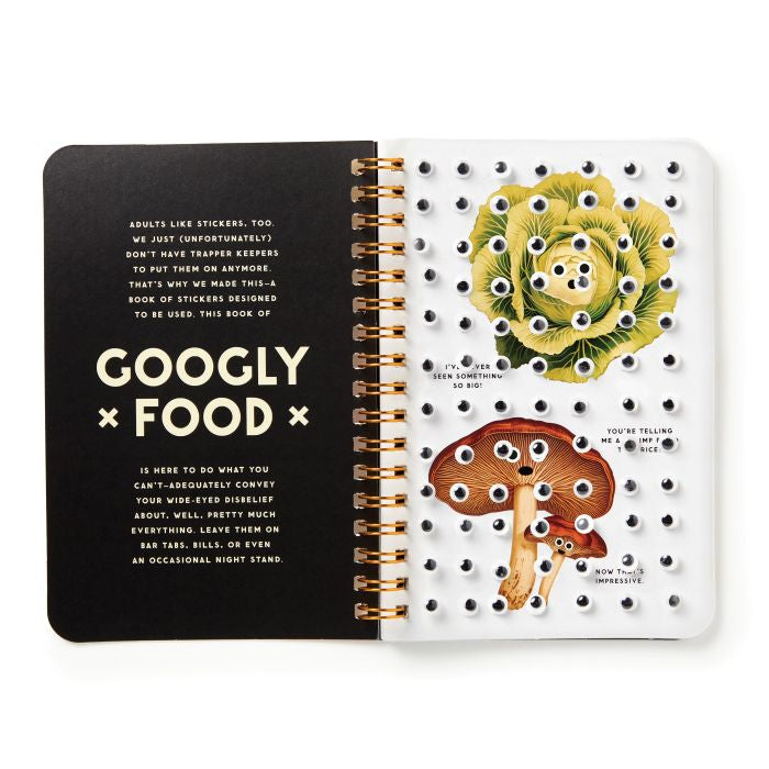 Googly Food (A Sticker Book) - Brass Monkey