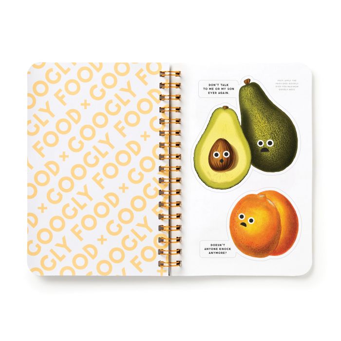 Googly Food (A Sticker Book) - Brass Monkey