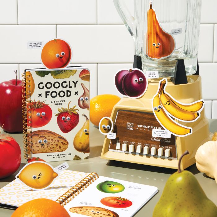 Googly Food (A Sticker Book) - Brass Monkey