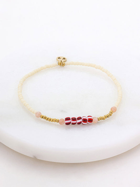 Vivian Bracelet Berry/Gold