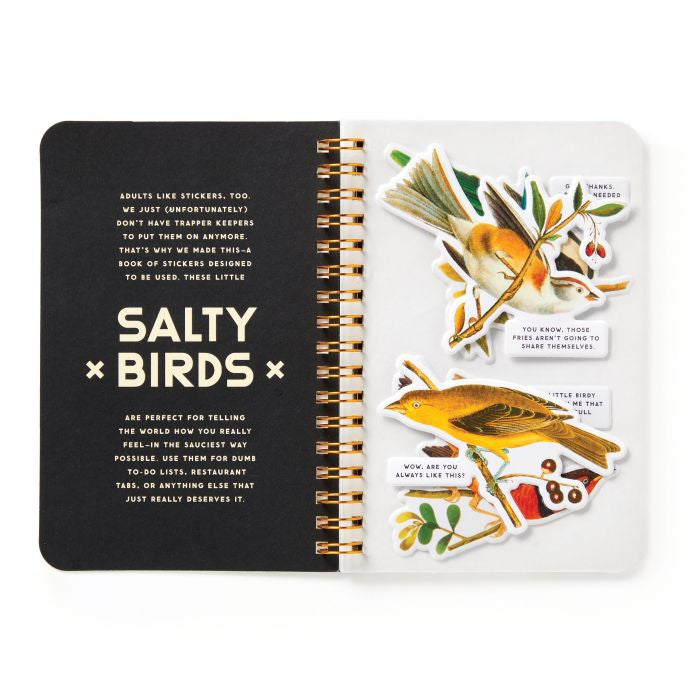 Salty Birds (A Sticker Book) - Brass Monkey