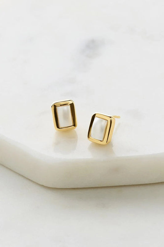 Sierra Stud Earring Pearl