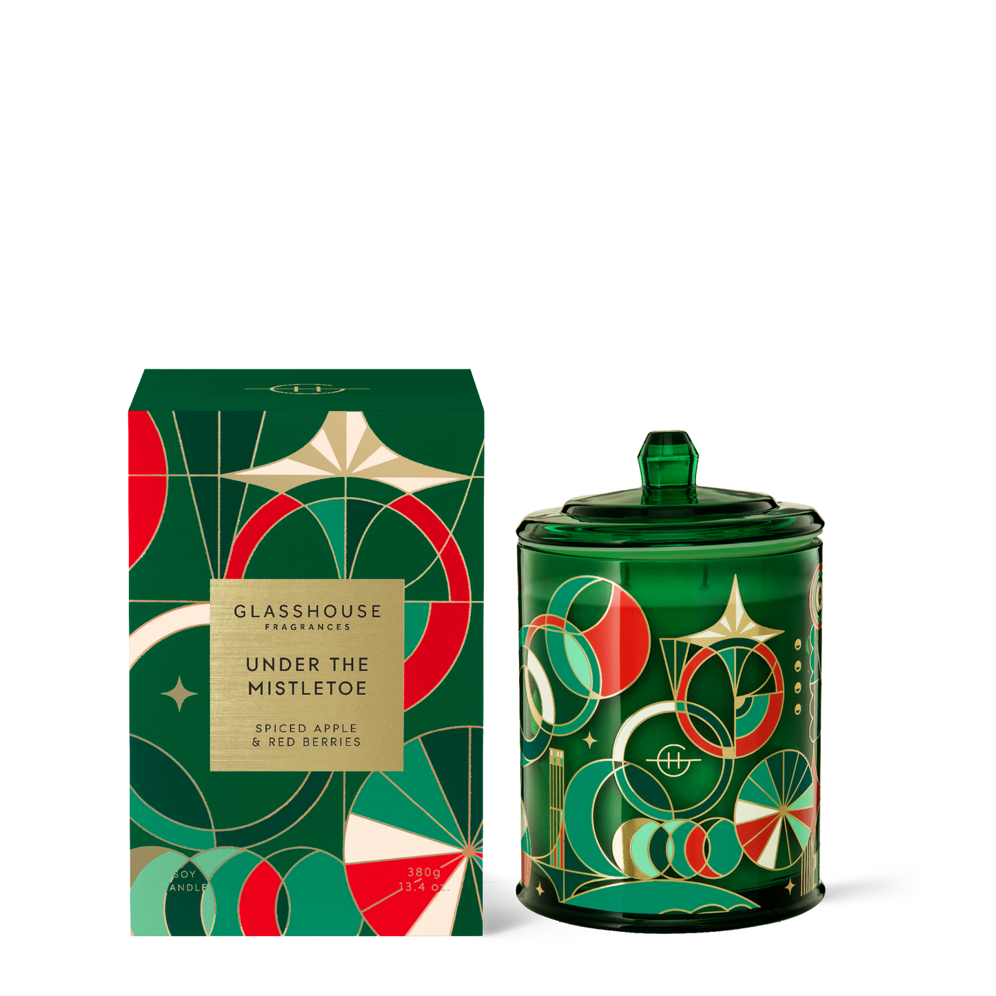 Under The Mistletoe 380g Candle - Glasshouse Fragrances