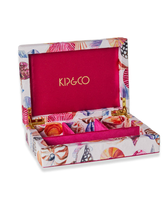 Seashore Small Velvet Jewellery Box - Kip&Co