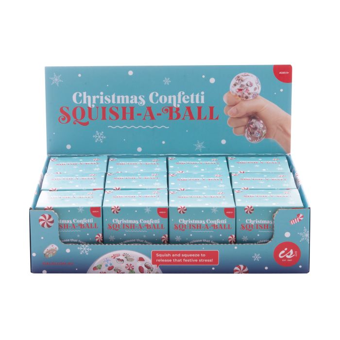 Christmas Confetti Squish-A-Ball