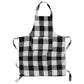 Black & White Gingham Linen Apron- Kip&Co