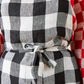 Black & White Gingham Linen Apron- Kip&Co