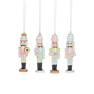 Nutcracker Set of 4 Hanging Ornaments