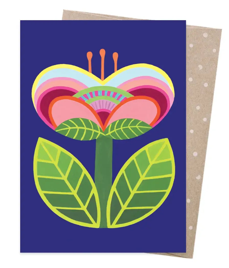 Flower Before Sleep Greeting Card